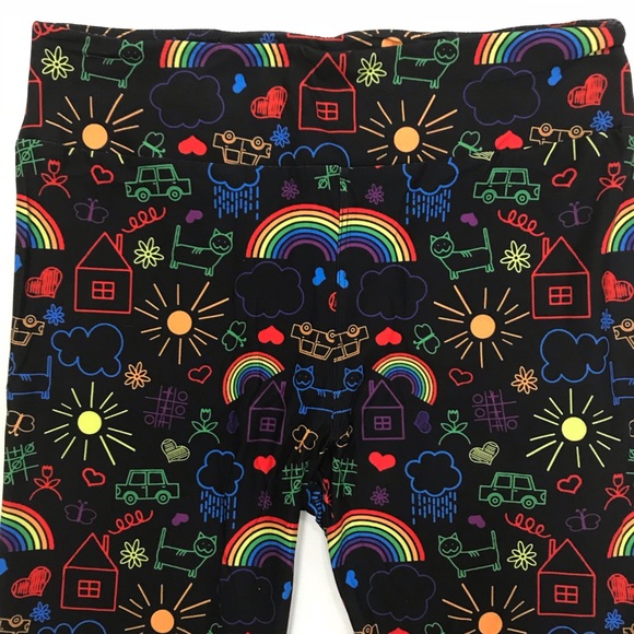 Kids scribbles teachers Leggings TC - Picture 2 of 3